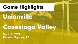 Unionville  vs Conestoga Valley  Game Highlights - Sept. 2, 2022