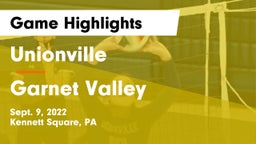 Unionville  vs Garnet Valley  Game Highlights - Sept. 9, 2022