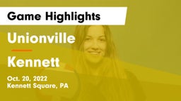 Unionville  vs Kennett  Game Highlights - Oct. 20, 2022