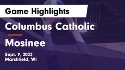 Columbus Catholic   vs Mosinee  Game Highlights - Sept. 9, 2023