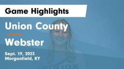 Union County  vs Webster  Game Highlights - Sept. 19, 2023
