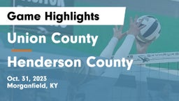 Union County  vs Henderson County  Game Highlights - Oct. 31, 2023