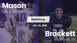Matchup: Mason  vs. Brackett  2016
