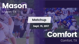 Matchup: Mason  vs. Comfort  2017