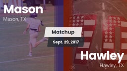 Matchup: Mason  vs. Hawley  2017
