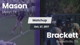 Matchup: Mason  vs. Brackett  2017