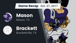 Recap: Mason  vs. Brackett  2017