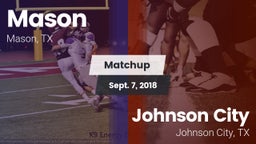 Matchup: Mason  vs. Johnson City  2018