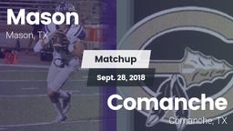 Matchup: Mason  vs. Comanche  2018