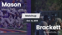 Matchup: Mason  vs. Brackett  2018