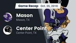 Recap: Mason  vs. Center Point  2018
