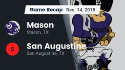 Recap: Mason  vs. San Augustine  2018