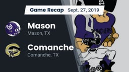 Recap: Mason  vs. Comanche  2019