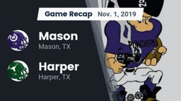 Recap: Mason  vs. Harper  2019