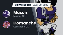 Recap: Mason  vs. Comanche  2020