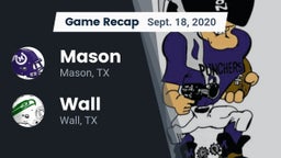 Recap: Mason  vs. Wall  2020