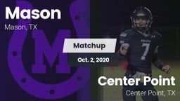 Matchup: Mason  vs. Center Point  2020