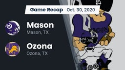 Recap: Mason  vs. Ozona  2020