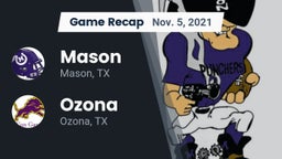 Recap: Mason  vs. Ozona  2021