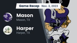 Recap: Mason  vs. Harper  2023