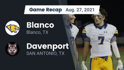 Recap: Blanco  vs. Davenport  2021