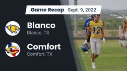 Recap: Blanco  vs. Comfort  2022