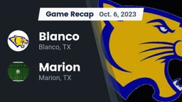 Recap: Blanco  vs. Marion  2023