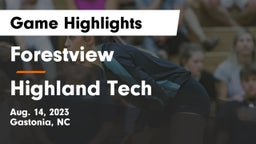 Forestview  vs Highland Tech  Game Highlights - Aug. 14, 2023