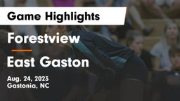 Forestview  vs East Gaston  Game Highlights - Aug. 24, 2023