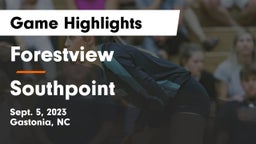 Forestview  vs Southpoint  Game Highlights - Sept. 5, 2023