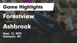 Forestview  vs Ashbrook  Game Highlights - Sept. 12, 2023