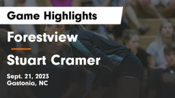 Forestview  vs Stuart Cramer Game Highlights - Sept. 21, 2023