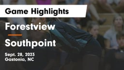 Forestview  vs Southpoint  Game Highlights - Sept. 28, 2023