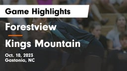 Forestview  vs Kings Mountain  Game Highlights - Oct. 10, 2023