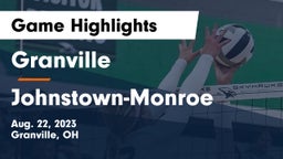 Granville  vs Johnstown-Monroe  Game Highlights - Aug. 22, 2023
