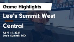 Lee's Summit West  vs Central  Game Highlights - April 16, 2024