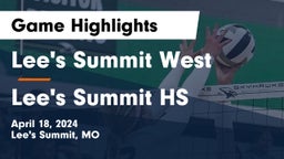 Lee's Summit West  vs Lee's Summit HS Game Highlights - April 18, 2024