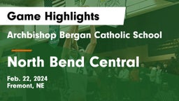Archbishop Bergan Catholic School vs North Bend Central  Game Highlights - Feb. 22, 2024