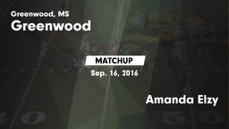 Matchup: Greenwood High vs. Amanda Elzy  2016
