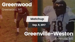 Matchup: Greenwood High vs. Greenville-Weston  2017