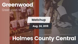 Matchup: Greenwood High vs. Holmes County Central 2018