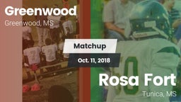 Matchup: Greenwood High vs. Rosa Fort  2018