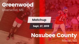 Matchup: Greenwood High vs. Noxubee County  2018