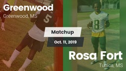 Matchup: Greenwood High vs. Rosa Fort  2018