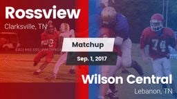 Matchup: Rossview  vs. Wilson Central  2017