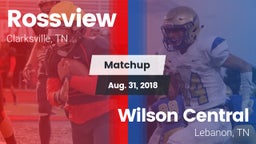 Matchup: Rossview  vs. Wilson Central  2018