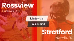 Matchup: Rossview  vs. Stratford  2018