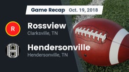 Recap: Rossview  vs. Hendersonville  2018