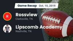 Recap: Rossview  vs. Lipscomb Academy 2019