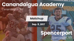 Matchup: Canandaigua Academy vs. Spencerport  2017